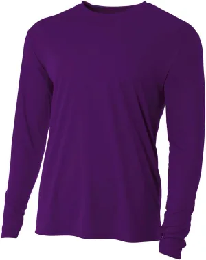 A4 Men's Cooling Performance Crew Long Sleeve Tee