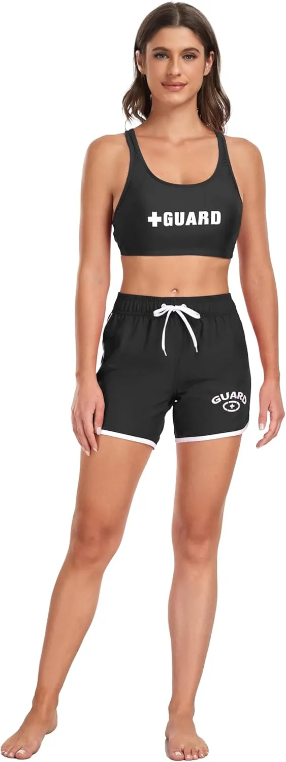 Adoretex Women's Guard Swim Board Shorts Water Shorts
