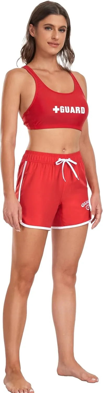 Adoretex Women's Guard Swim Board Shorts Water Shorts