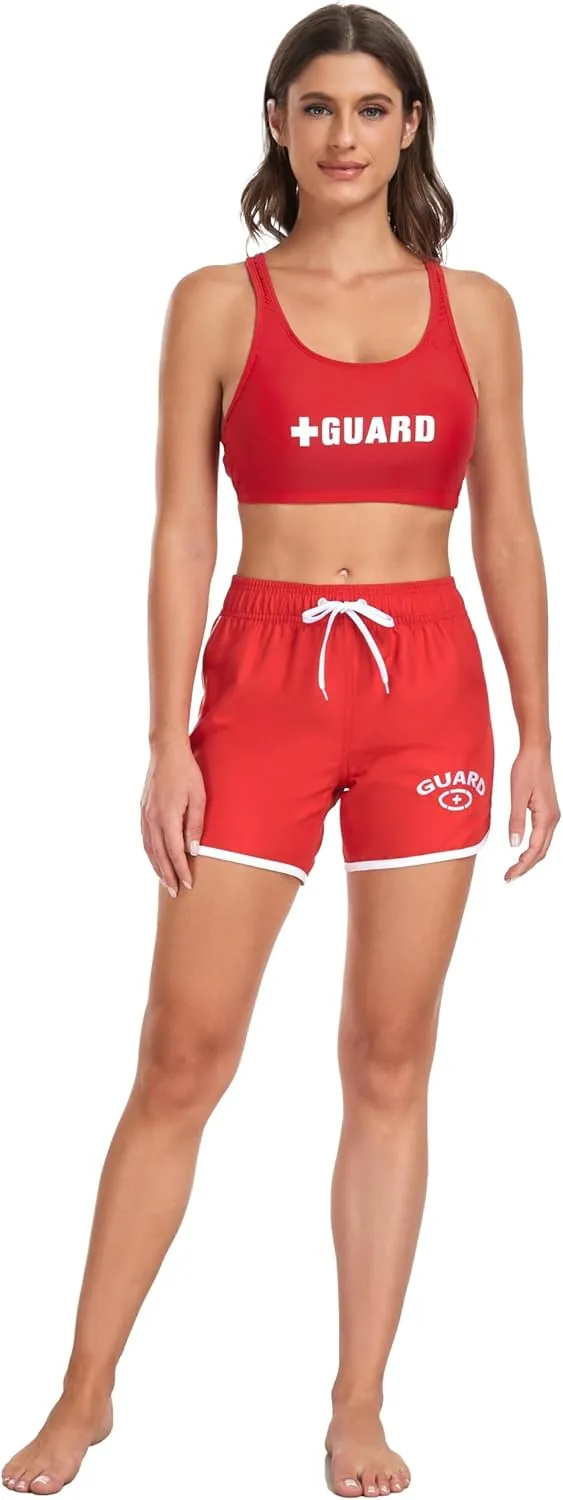 Adoretex Women's Guard Swim Board Shorts Water Shorts