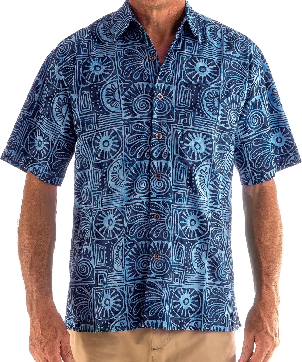 Antigua Summer Tropical Hawaiian Batik Shirt