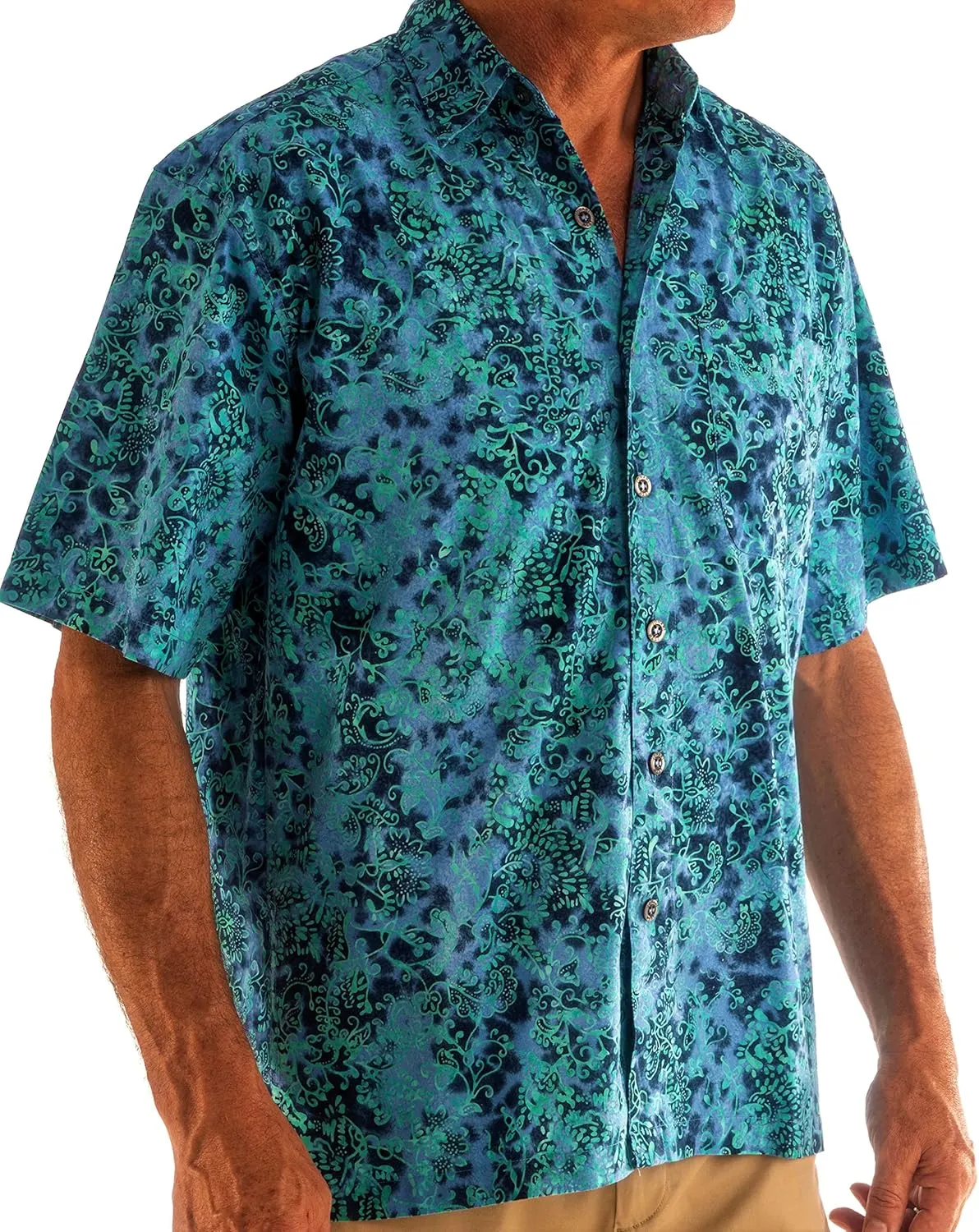 Antigua Summer Tropical Hawaiian Batik Shirt