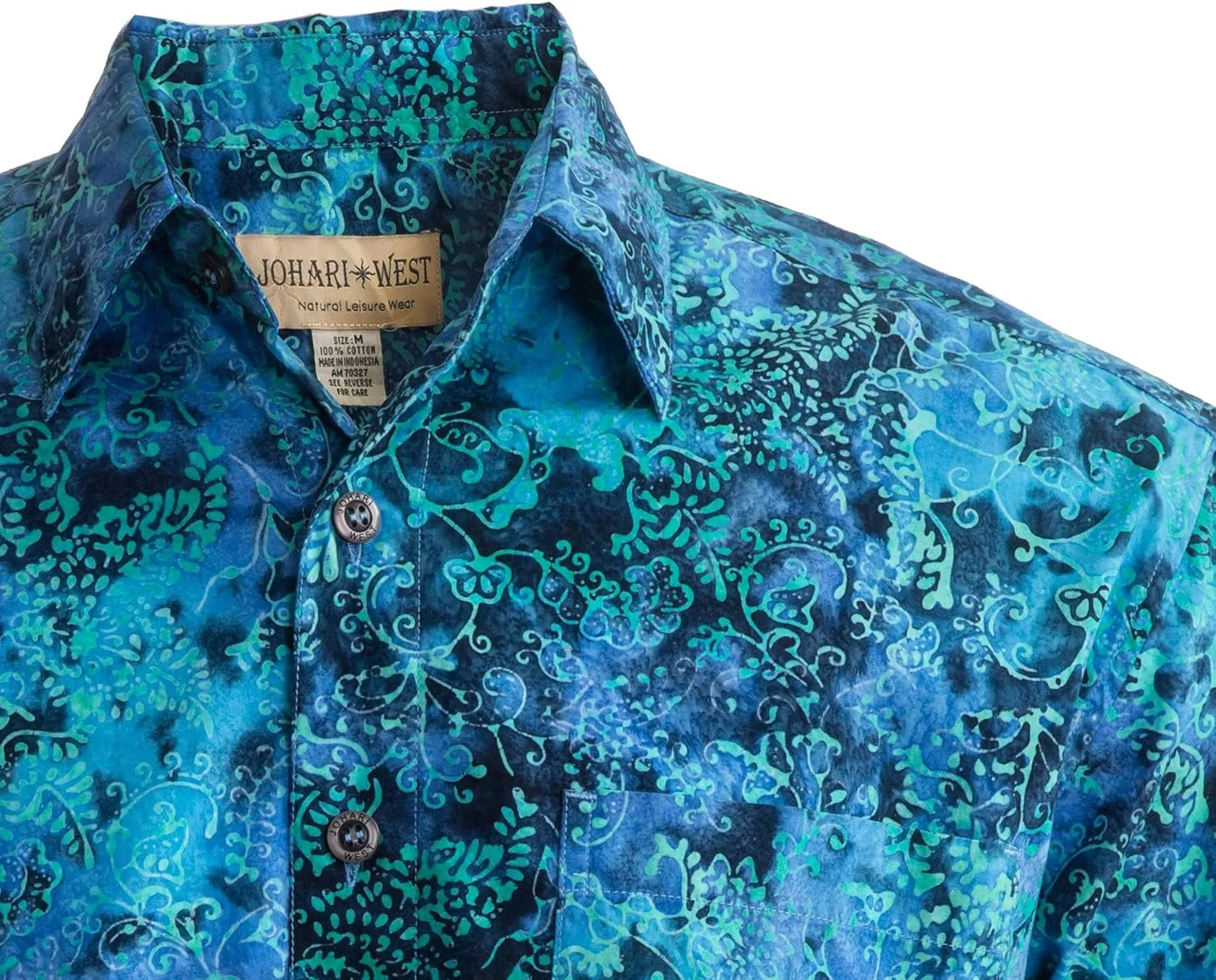 Antigua Summer Tropical Hawaiian Batik Shirt