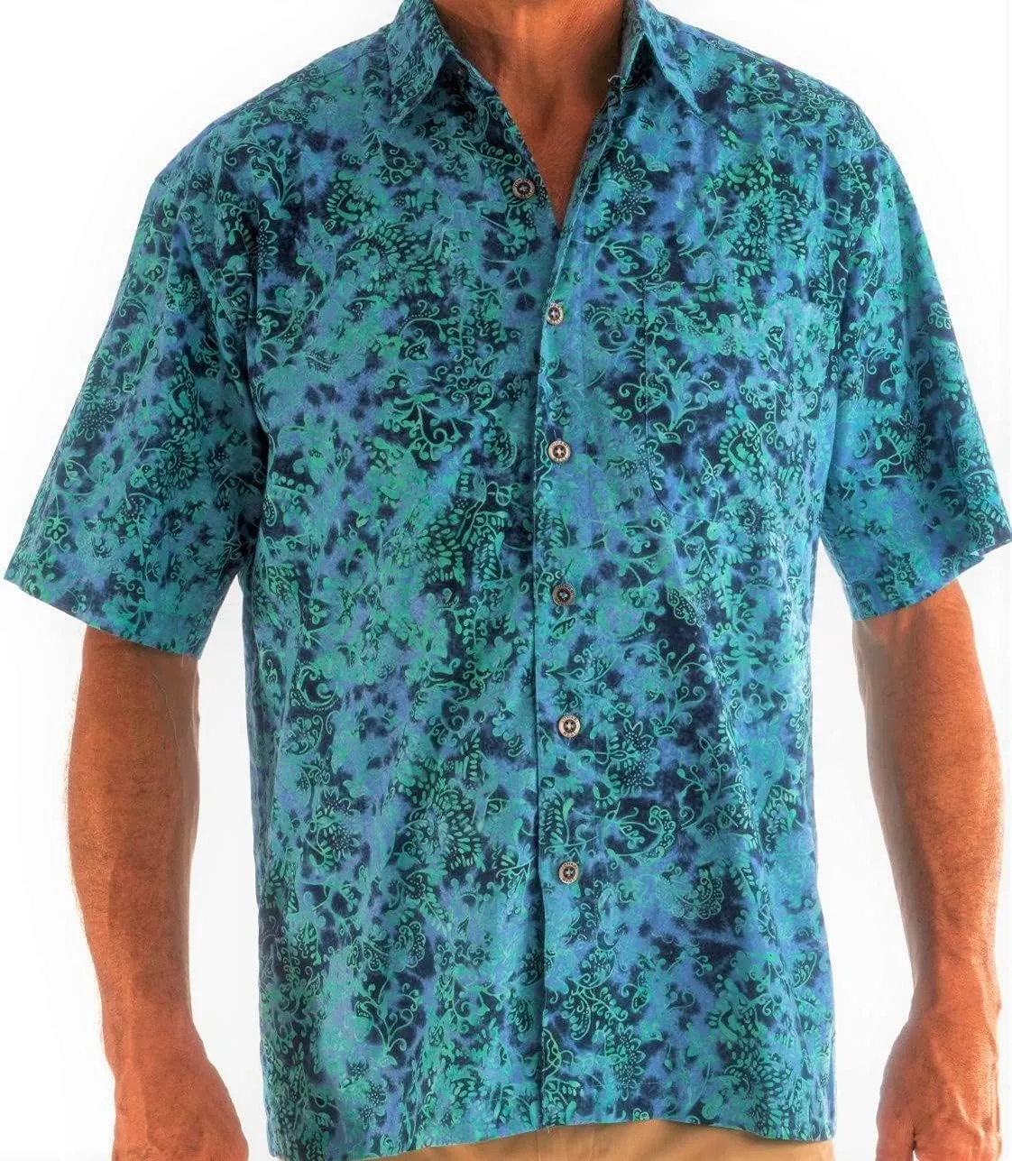Antigua Summer Tropical Hawaiian Batik Shirt
