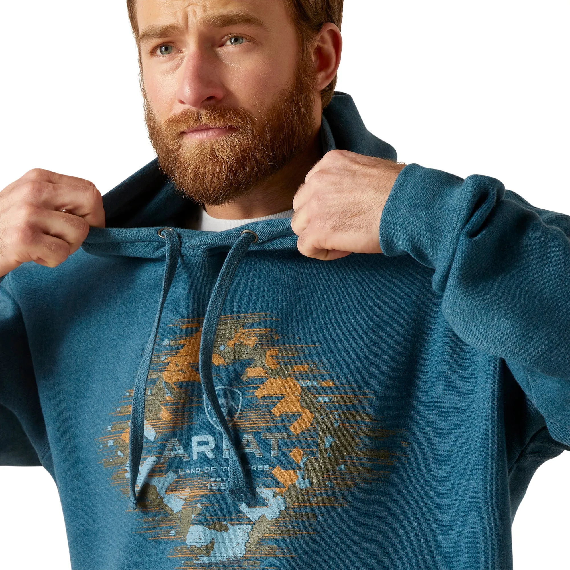 Ariat Men's Logo Southwest Hoodie 10046620
