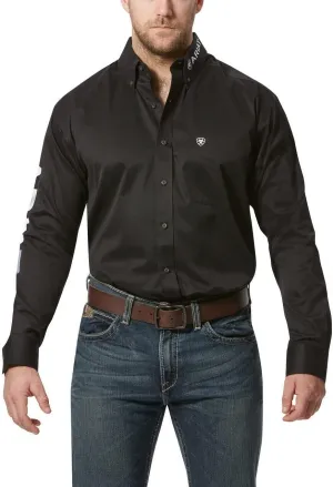 ARIAT Men's Team Logo Twill Fitted Shirt