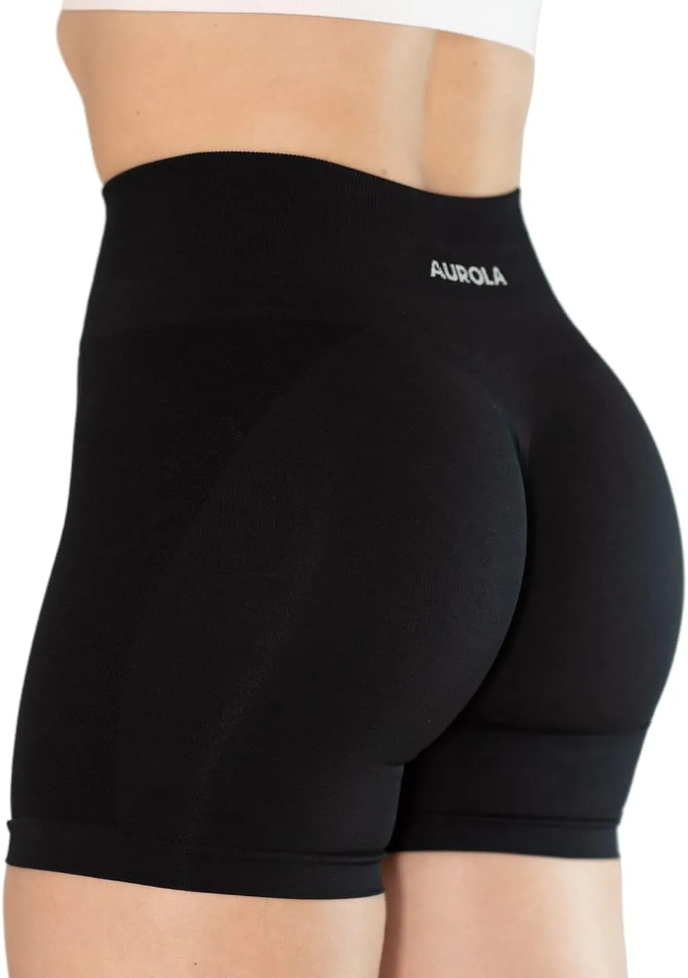 AUROLA Intensify V2.0 Women's Workout Shorts Athletic Running Shorts, Seamless High Waist Sport Gym Yoga Shorts