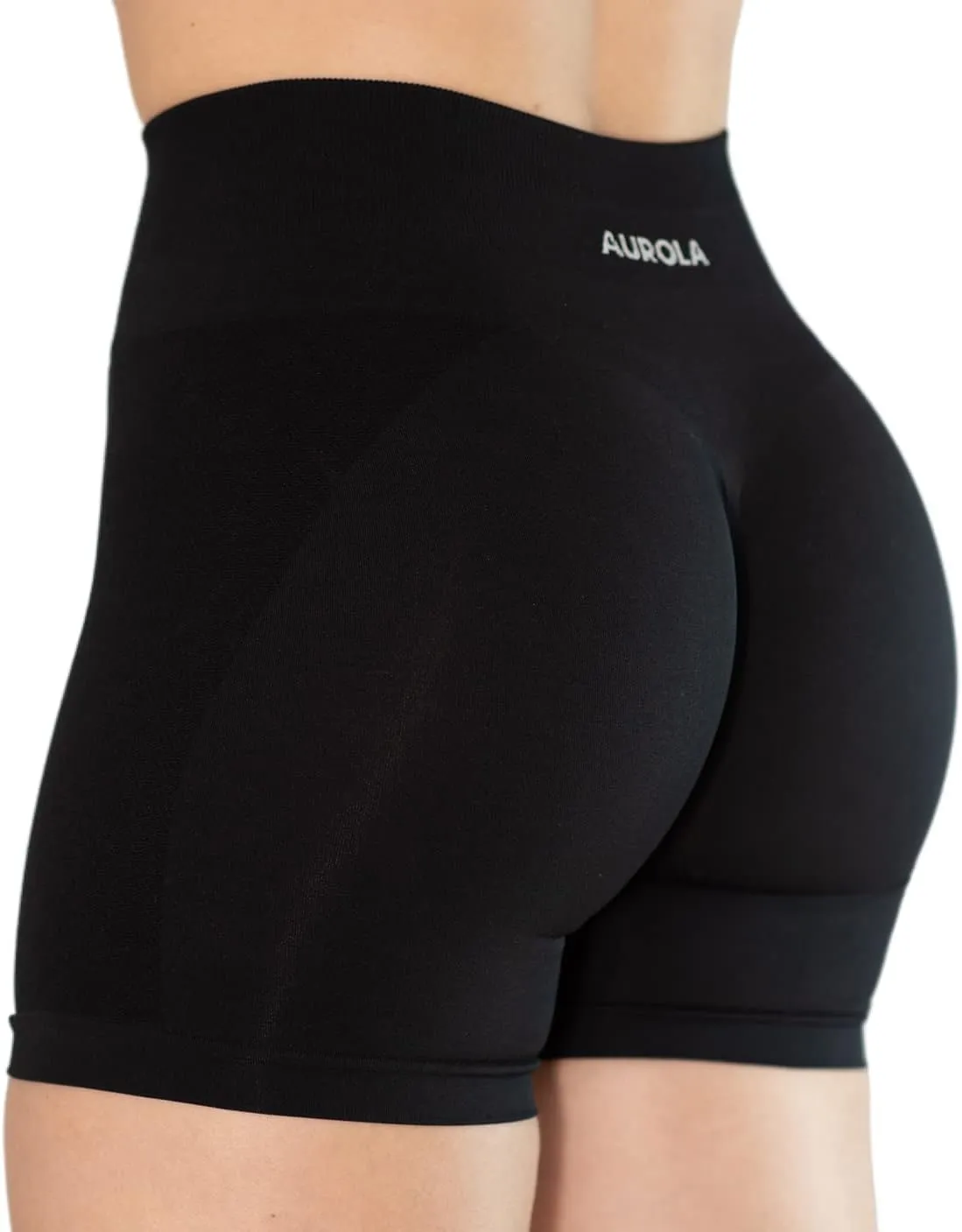 AUROLA Intensify V2.0 Women's Workout Shorts Athletic Running Shorts, Seamless High Waist Sport Gym Yoga Shorts