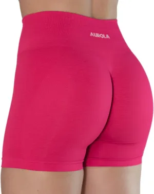 AUROLA Intensify V2.0 Women's Workout Shorts Athletic Running Shorts, Seamless High Waist Sport Gym Yoga Shorts