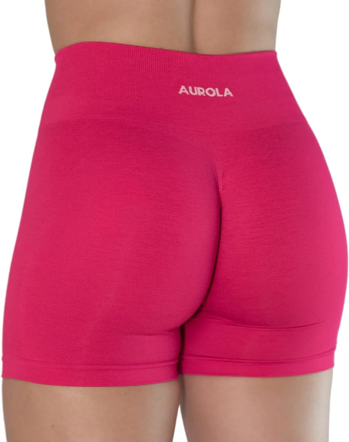 AUROLA Intensify V2.0 Women's Workout Shorts Athletic Running Shorts, Seamless High Waist Sport Gym Yoga Shorts