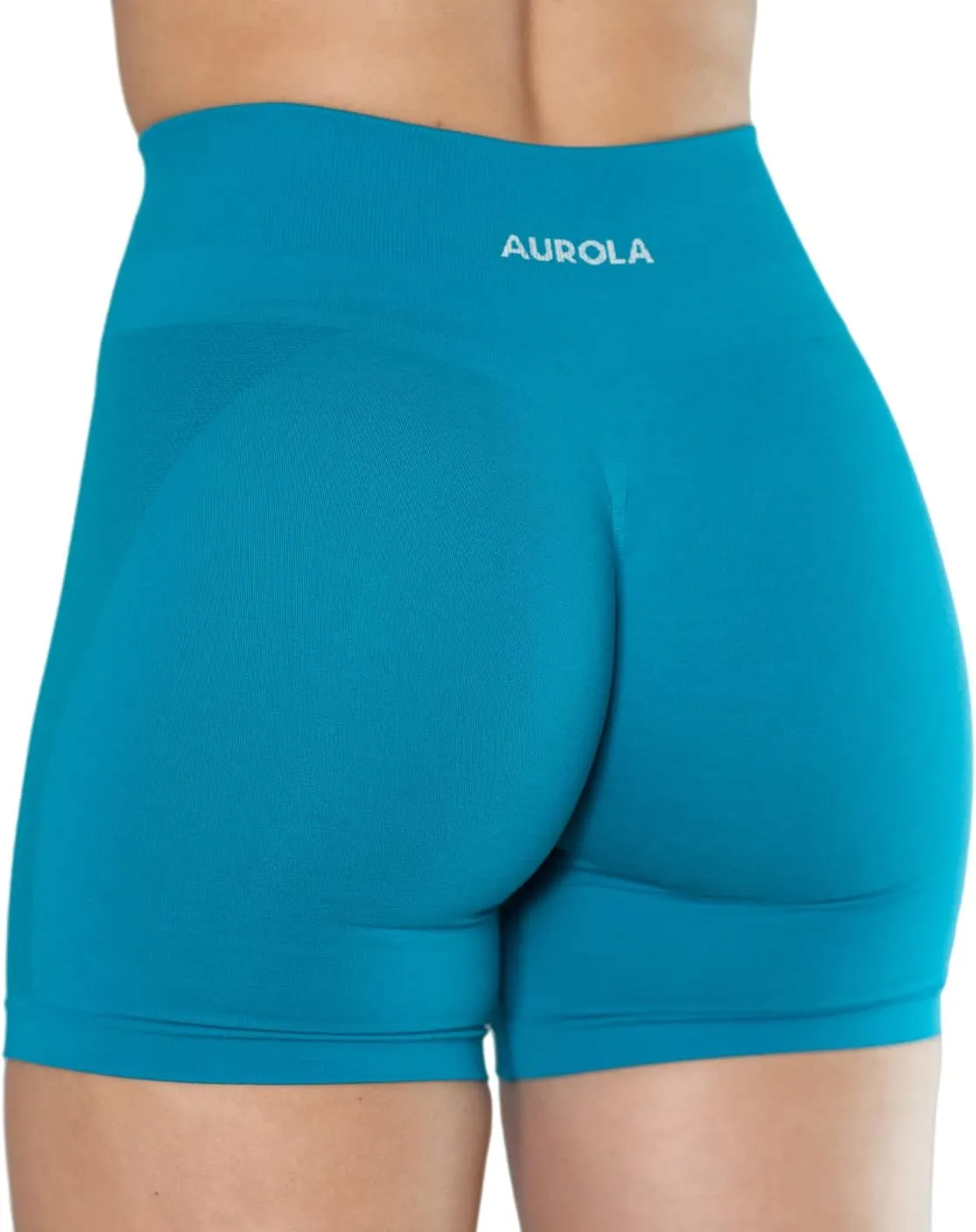 AUROLA Intensify V2.0 Women's Workout Shorts Athletic Running Shorts, Seamless High Waist Sport Gym Yoga Shorts