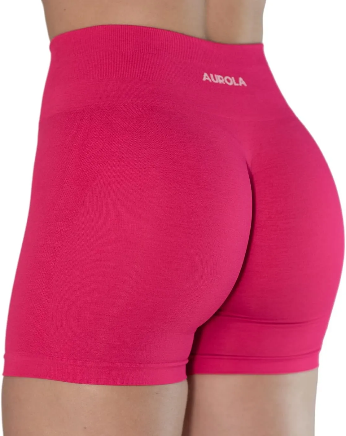 AUROLA Intensify V2.0 Women's Workout Shorts Athletic Running Shorts, Seamless High Waist Sport Gym Yoga Shorts