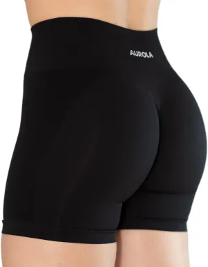 AUROLA Intensify V2.0 Women's Workout Shorts Athletic Running Shorts, Seamless High Waist Sport Gym Yoga Shorts