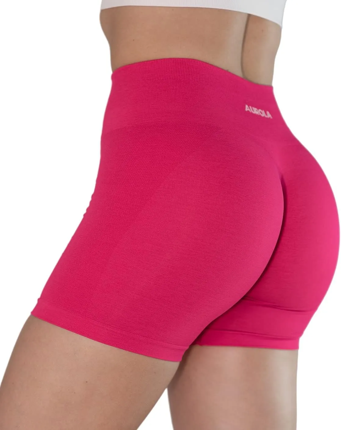 AUROLA Intensify V2.0 Women's Workout Shorts Athletic Running Shorts, Seamless High Waist Sport Gym Yoga Shorts