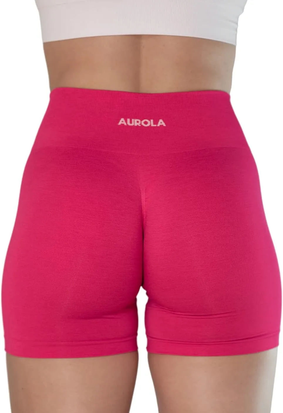 AUROLA Intensify V2.0 Women's Workout Shorts Athletic Running Shorts, Seamless High Waist Sport Gym Yoga Shorts
