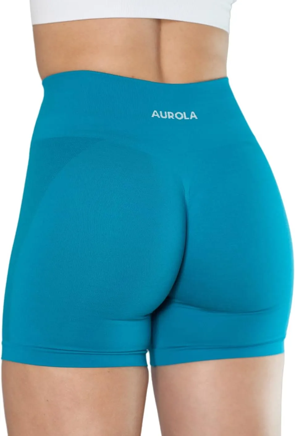 AUROLA Intensify V2.0 Women's Workout Shorts Athletic Running Shorts, Seamless High Waist Sport Gym Yoga Shorts
