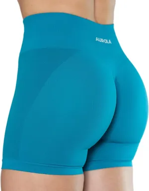 AUROLA Intensify V2.0 Women's Workout Shorts Athletic Running Shorts, Seamless High Waist Sport Gym Yoga Shorts