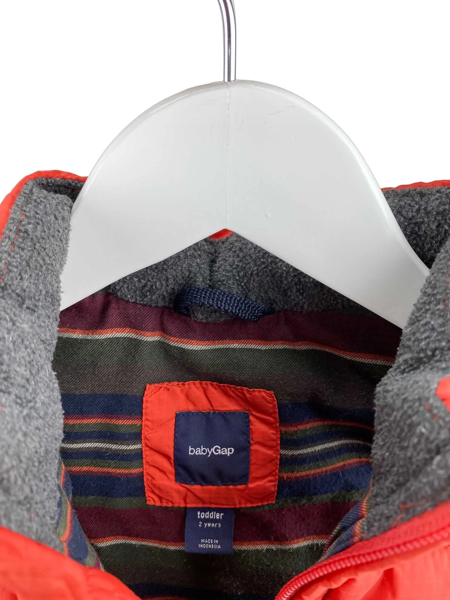Baby Gap, Boys' Quilted Vest, Deep Orange, Size 2