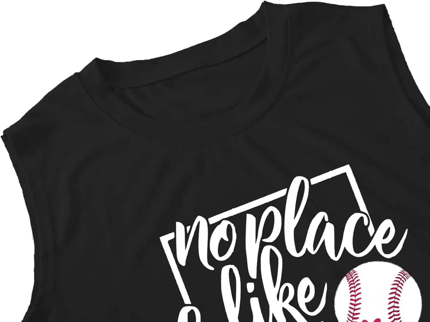 Baseball Mom Shirt Tank Tops Baseball Love Graphic Tee Shirts Women Summer Casual Loose Sleeveless Shirt