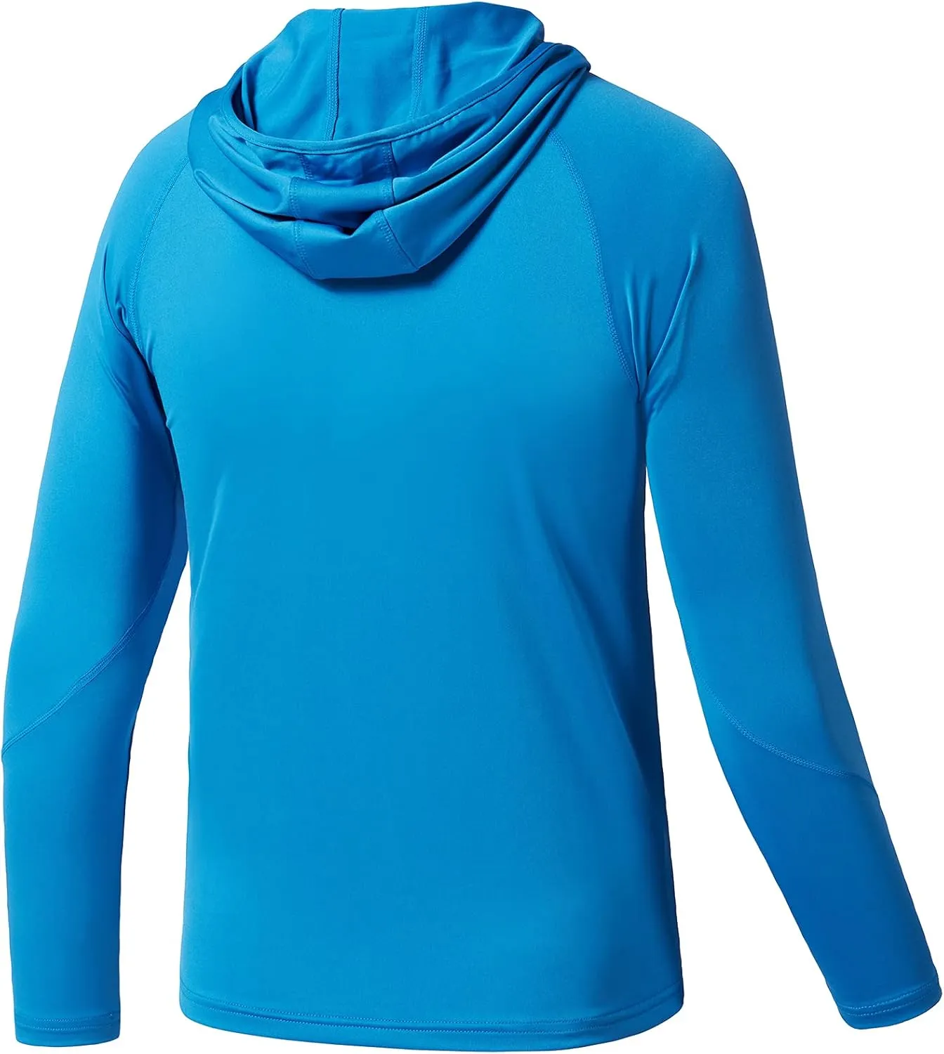 BASSDASH Youth UPF50  Performance T Shirt with Hood Long Sleeve Fishing Hiking Sun Shirt FS03Y