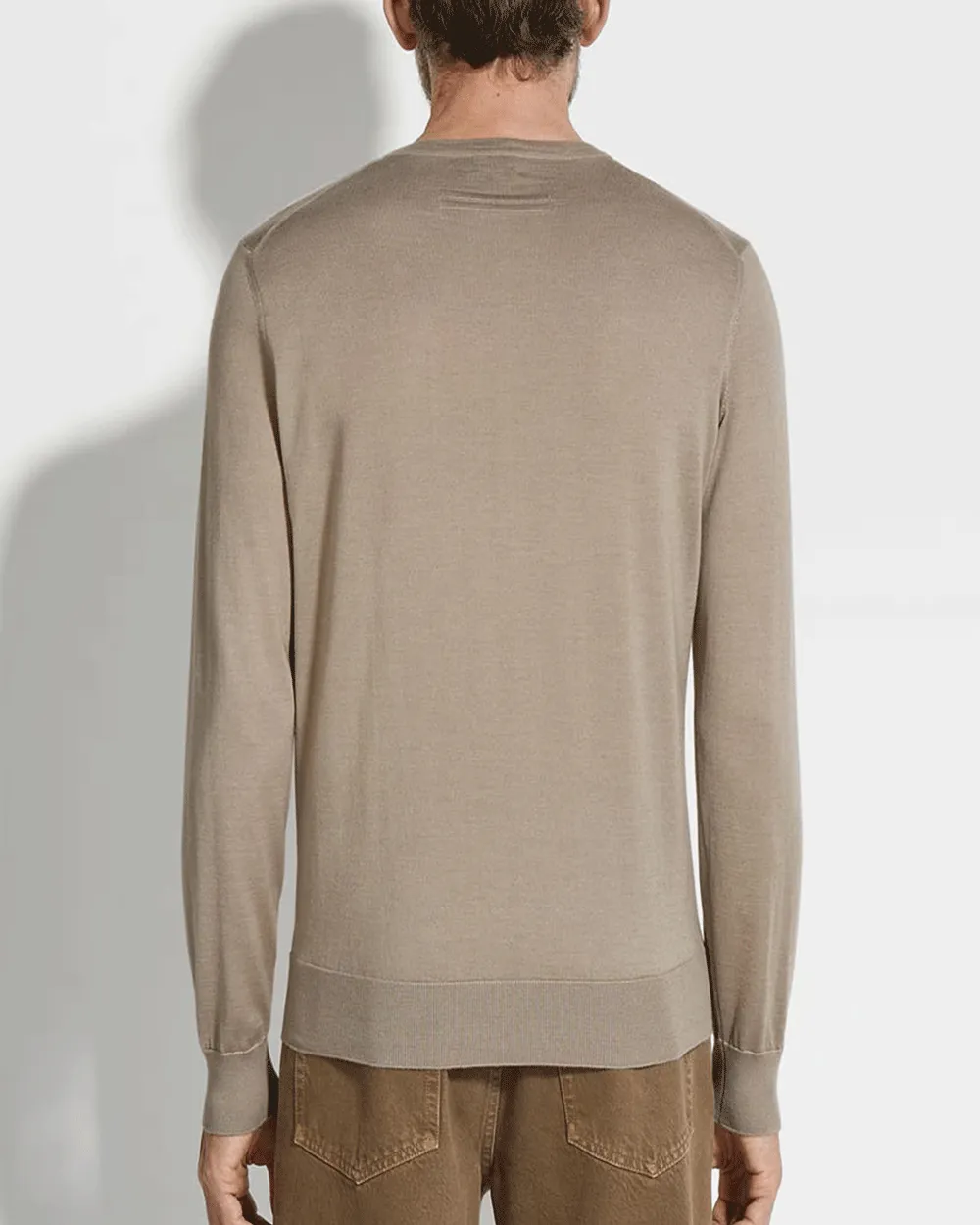 Beige Crewneck Sweater