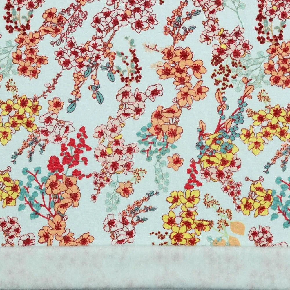 Blossom Fur Sweatshirt Fabric