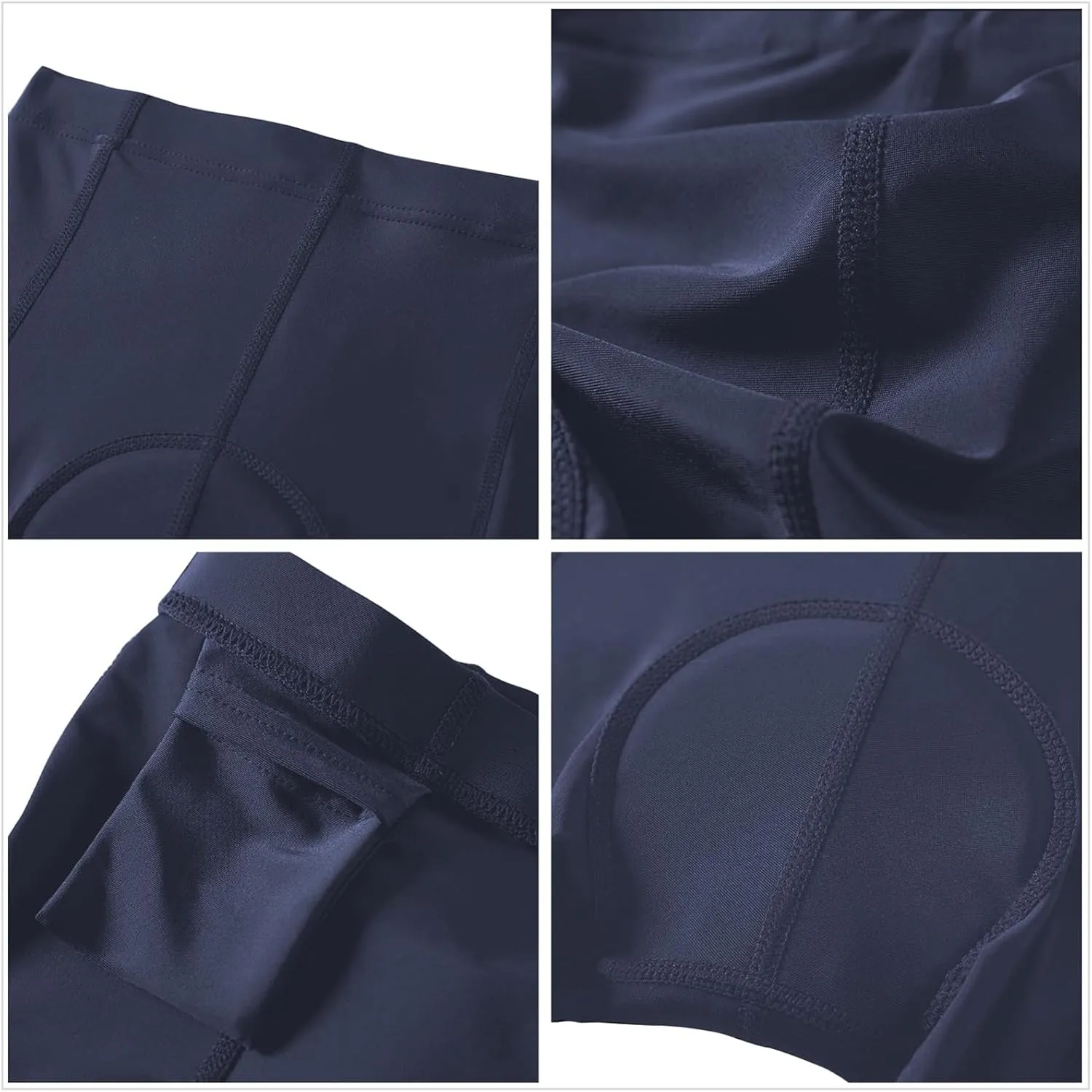 Boys Cycling Pants 3D Padded Shorts Girls Bike Shorts Black Bike Shorts for Kids