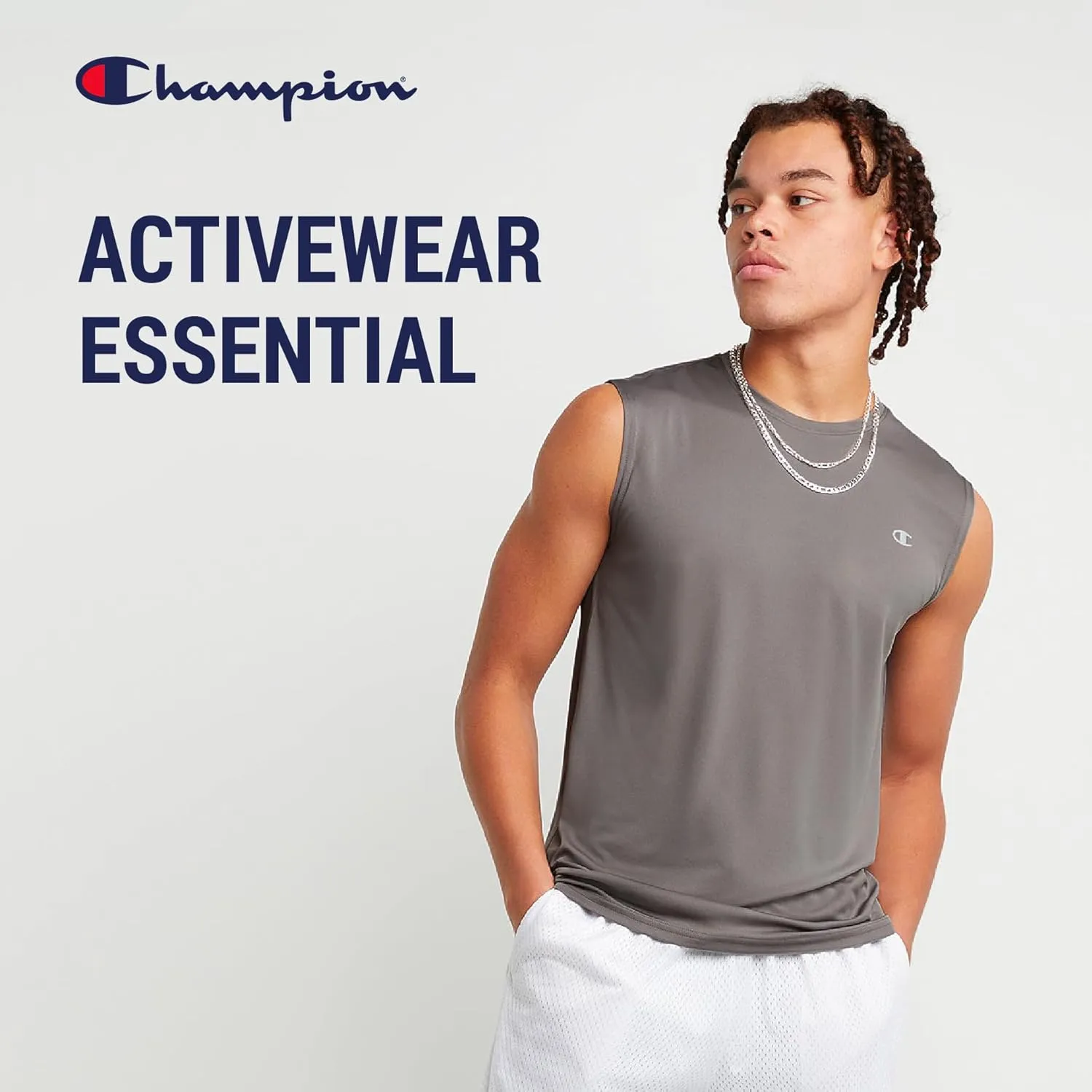 Champion Big and Tall Sleeveless Shirt for Men  2 Pack Performance Muscle Shirt