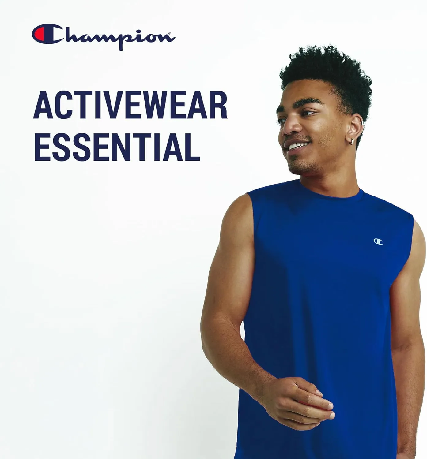 Champion Big and Tall Sleeveless Shirt for Men  2 Pack Performance Muscle Shirt