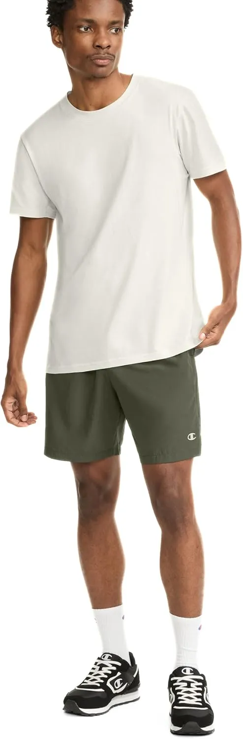 Champion Men's Shorts, Woven Sport Shorts, Moisture Wicking, Athletic Shorts, 7