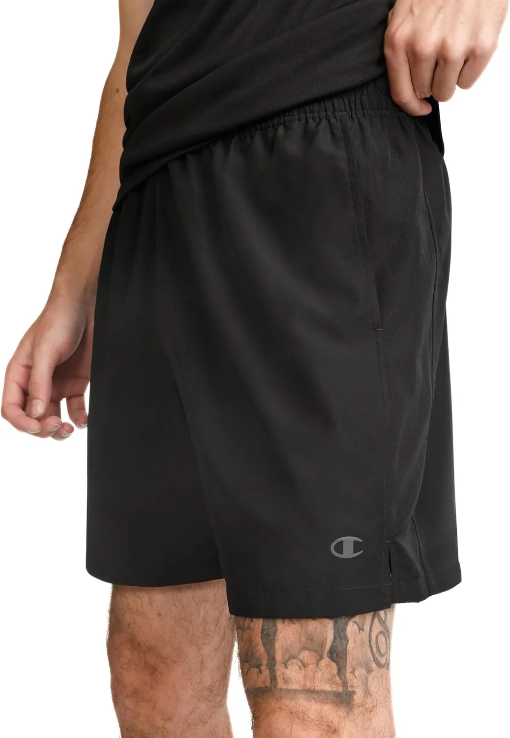 Champion Men's Shorts, Woven Sport Shorts, Moisture Wicking, Athletic Shorts, 7