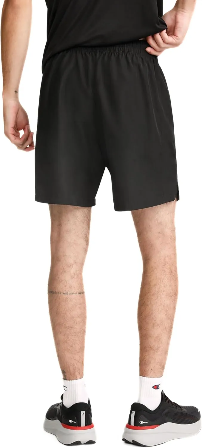 Champion Men's Shorts, Woven Sport Shorts, Moisture Wicking, Athletic Shorts, 7