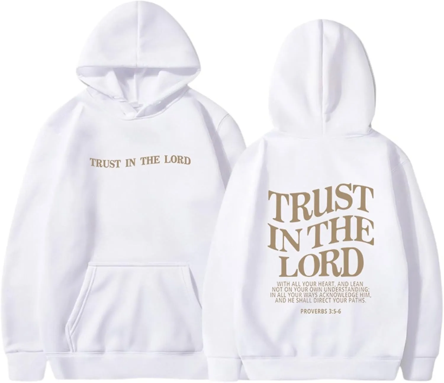 Christian Sweatshirts For Women Trust In The Lord Jesus Hoodies Faith Bible Verse Long Sleeve Oversized Hoodies