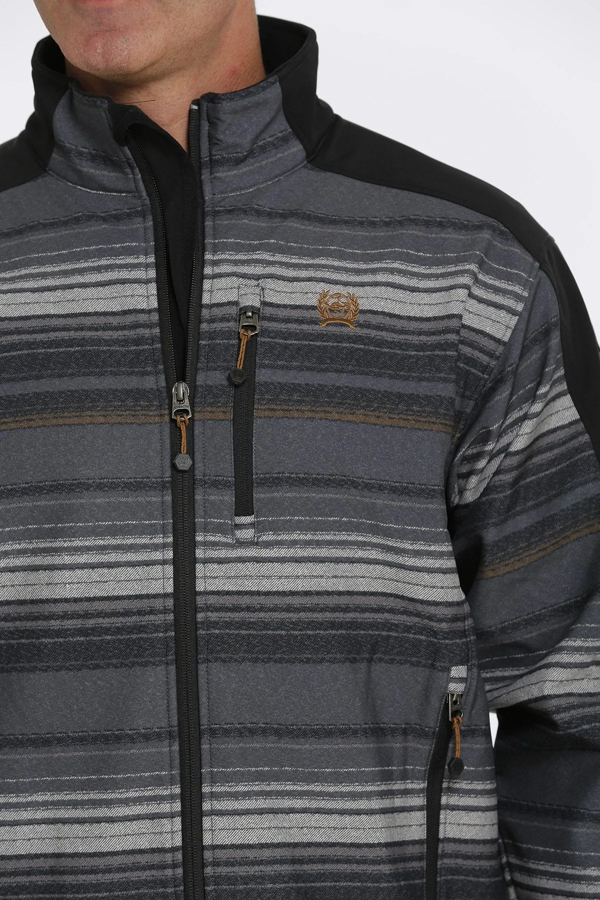 Cinch Men's Blanket Stripe Bonded Jacket