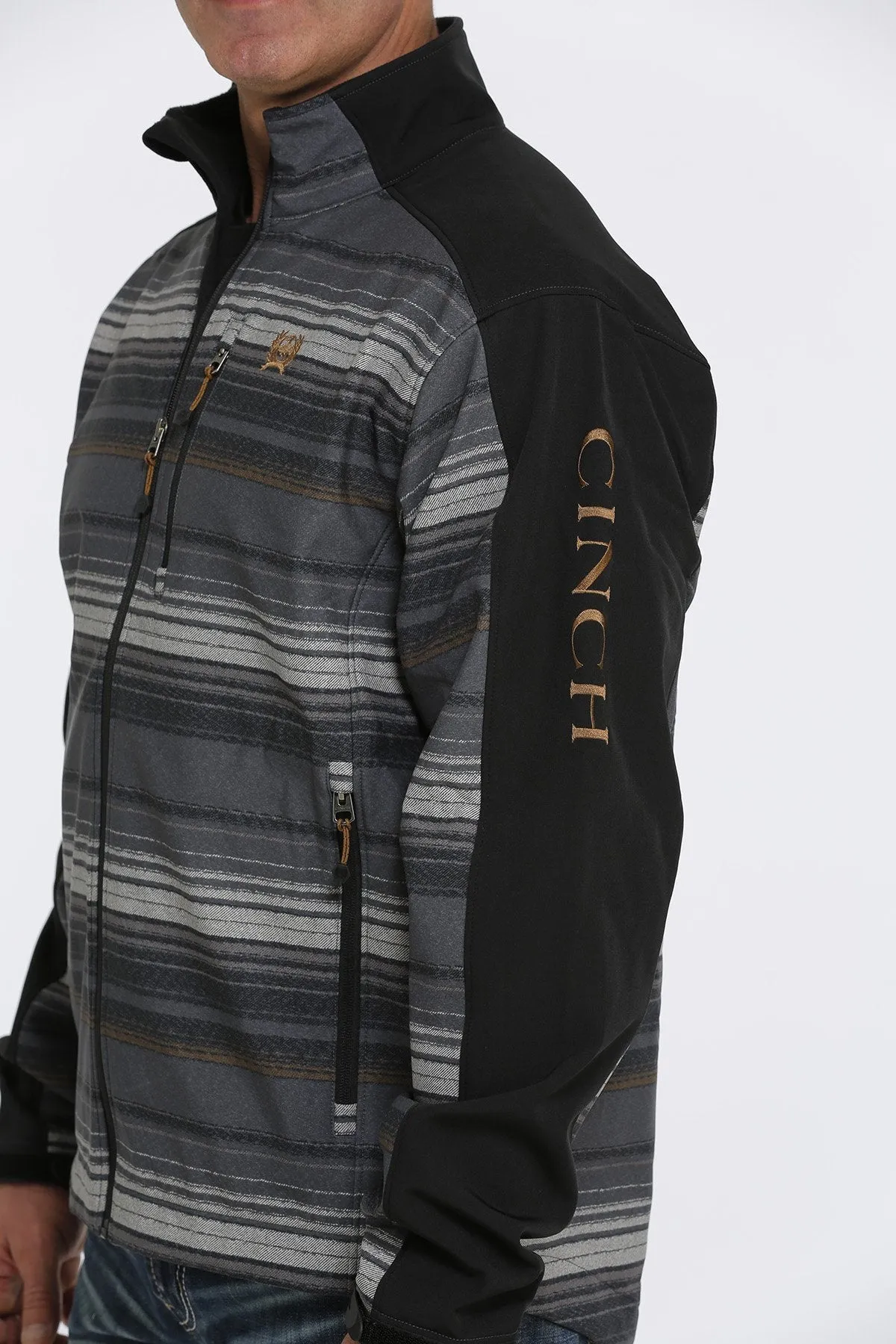 Cinch Men's Blanket Stripe Bonded Jacket