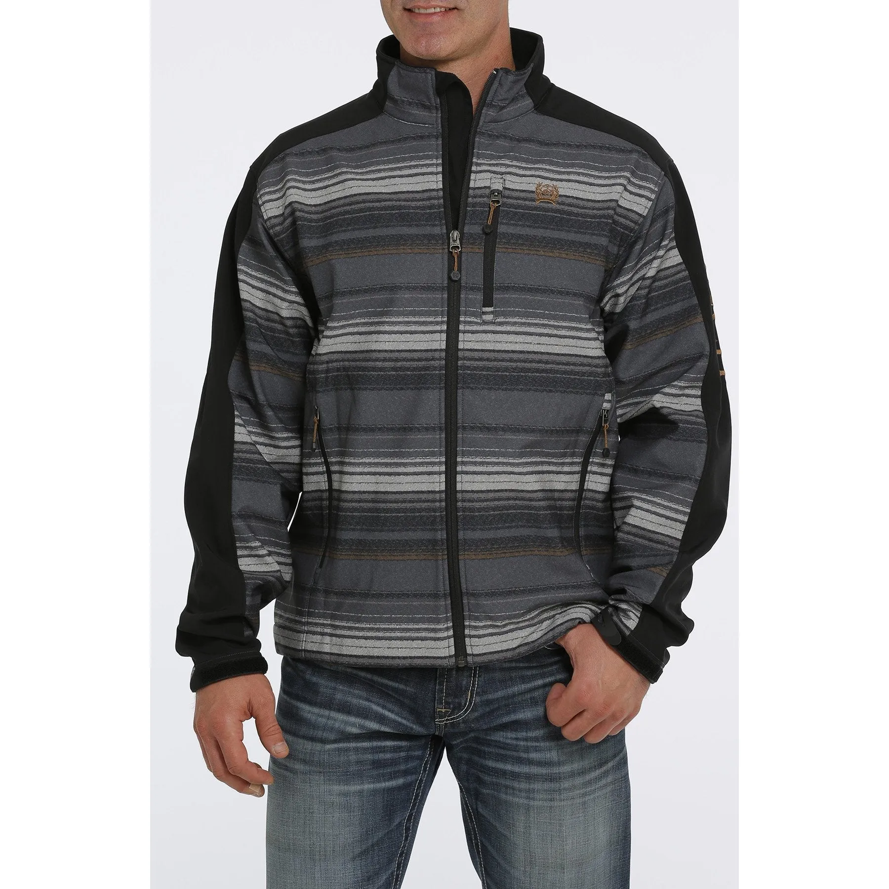 Cinch Men's Blanket Stripe Bonded Jacket