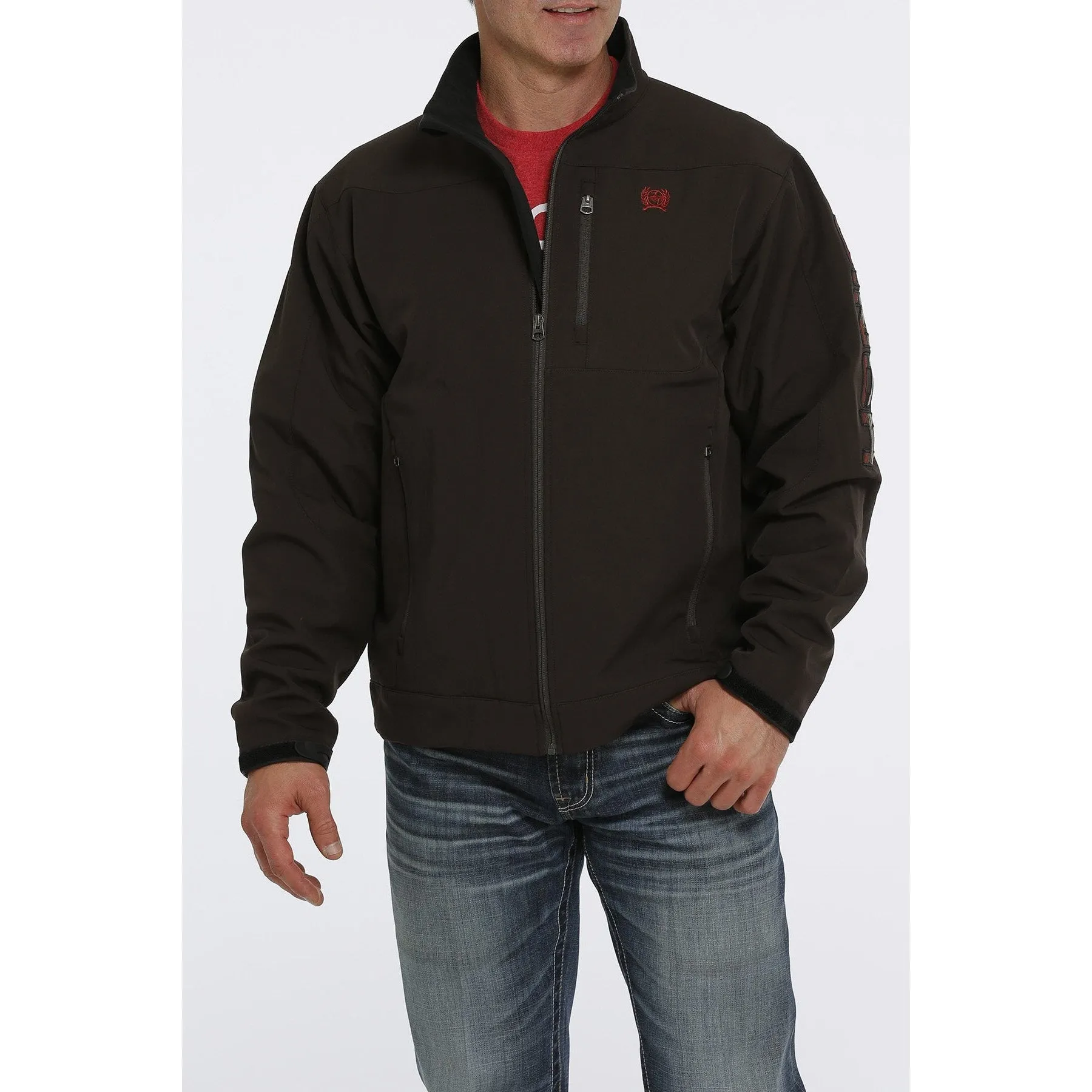 Cinch Men's Brown Lined Bonded Jacket