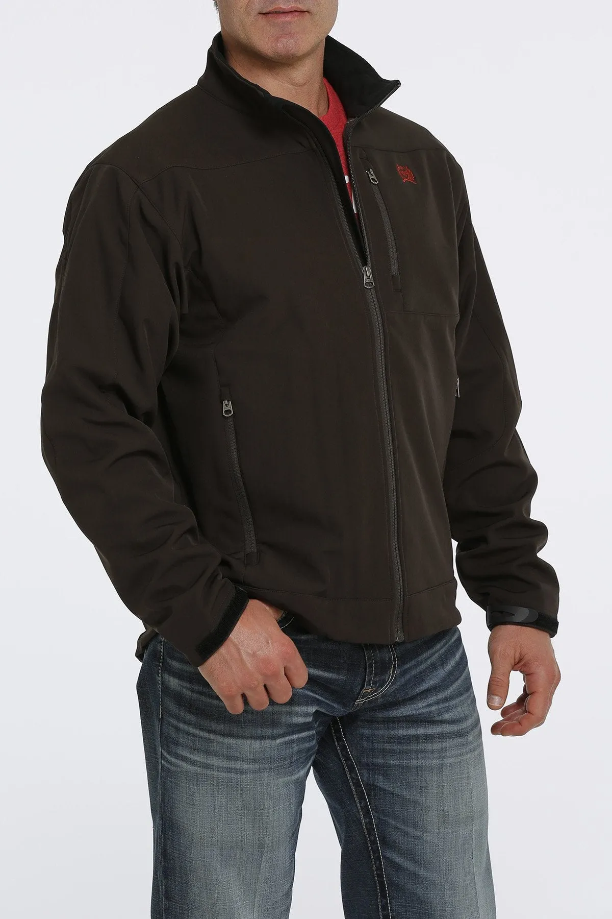 Cinch Men's Brown Lined Bonded Jacket