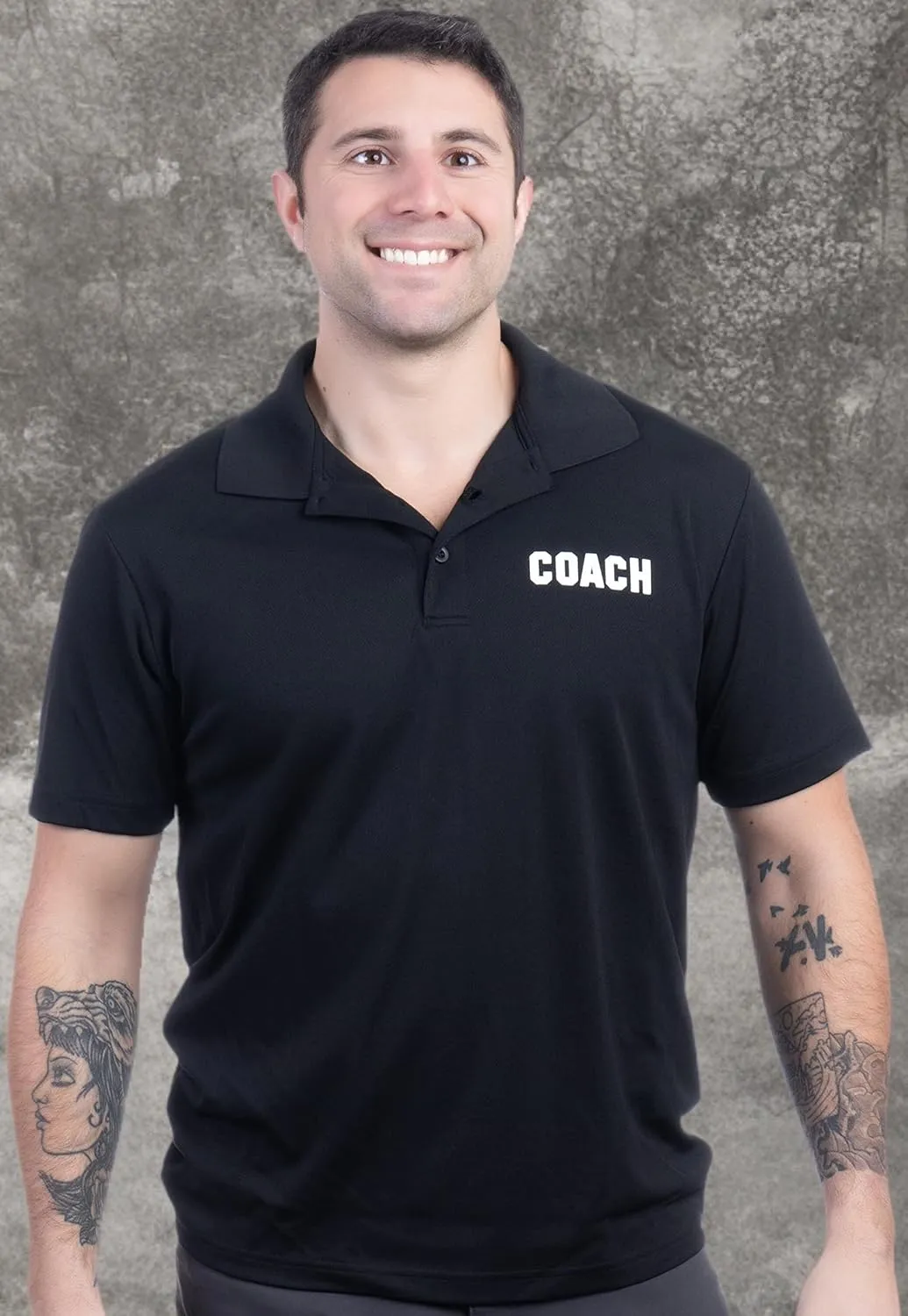 Coach | Coaching Polo Shirt - Royal Blue, Red, Green, Navy, Black Performance Men Women Collared Shirt