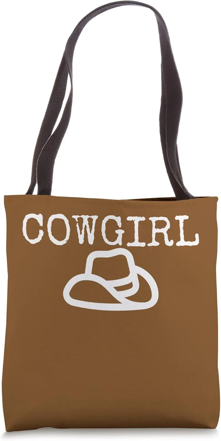 COWGIRL SADDLE HORSE Tote Bag