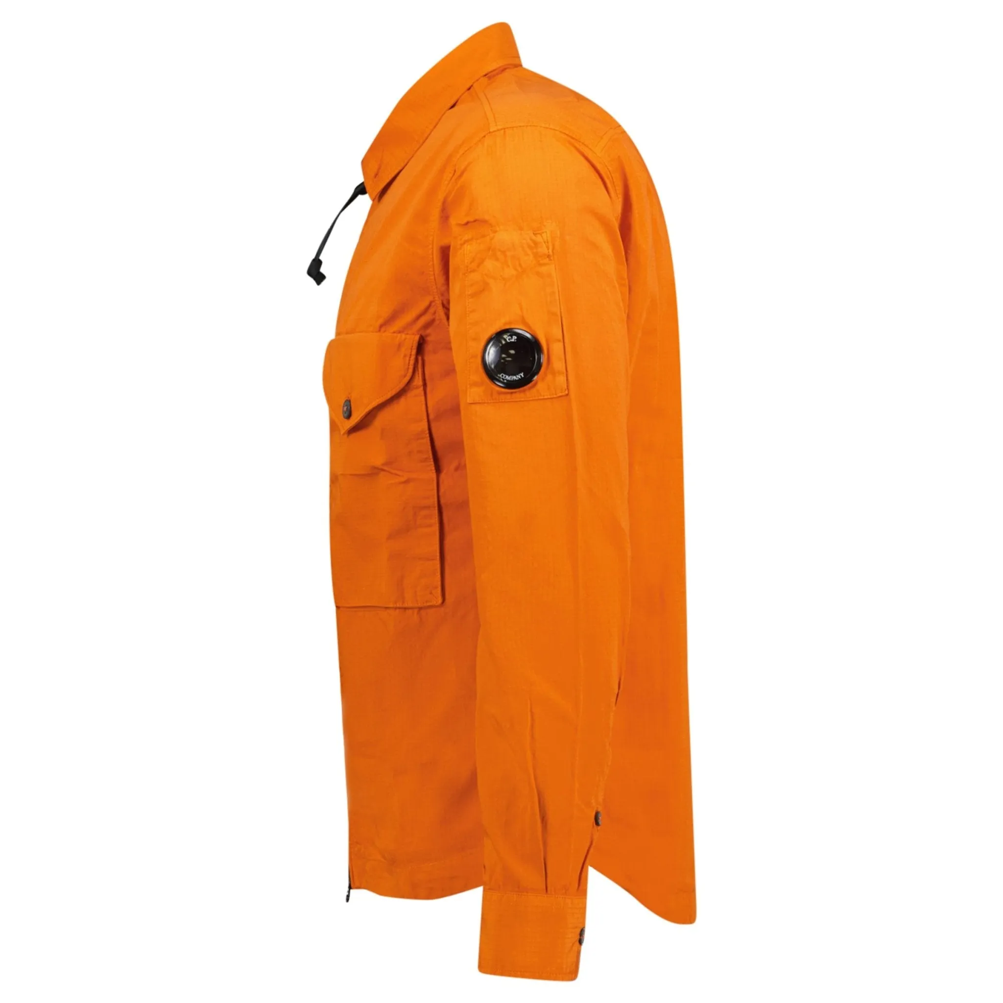 CP Company Ripstop Lens Overshirt Orange
