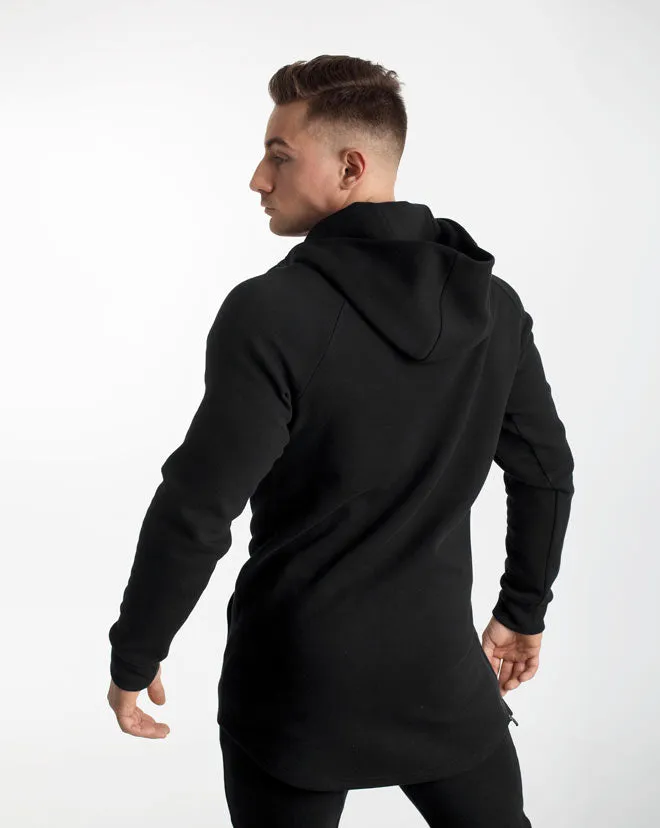 CrossFleece 1/4 Zip Hoodie MEN - Black