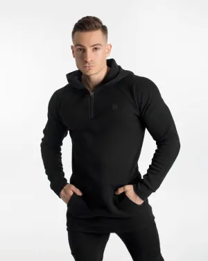 CrossFleece 1/4 Zip Hoodie MEN - Black