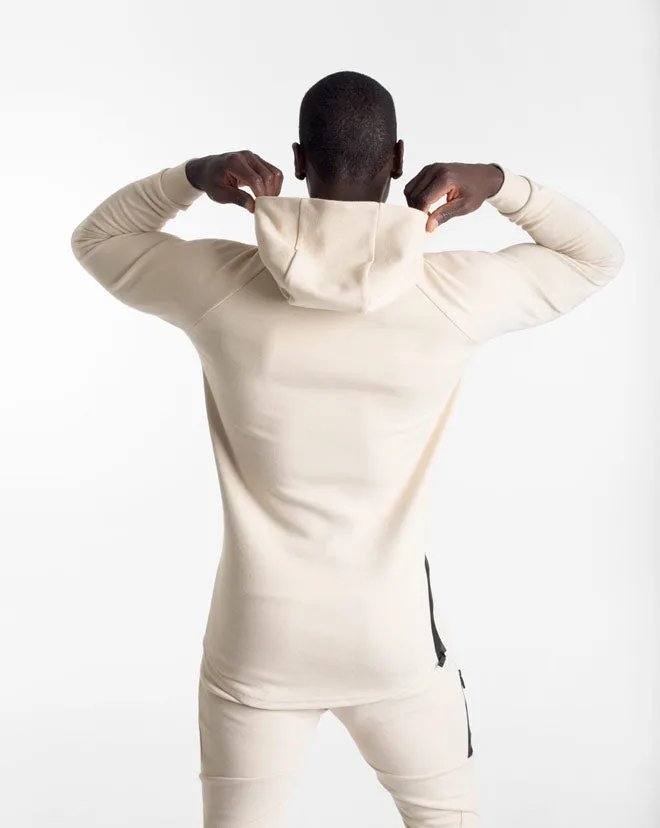 CrossFleece 1/4 Zip Hoodie MEN - Ivory
