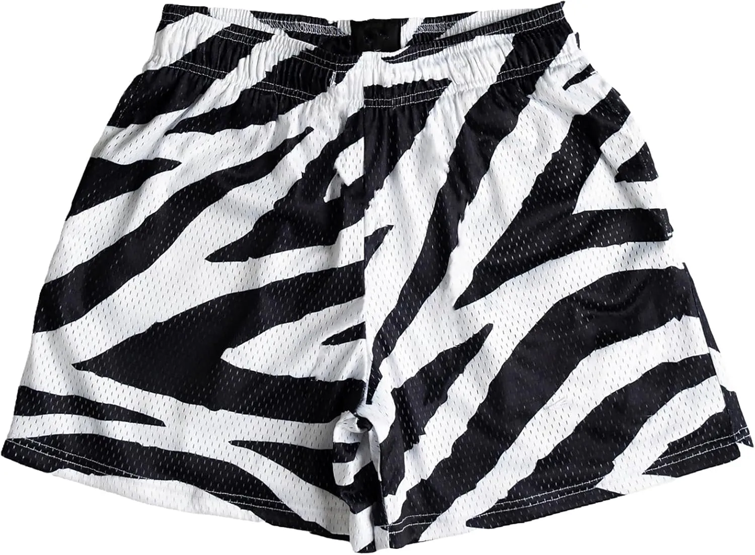 DIOTSR Mens Graphic Shorts Cool Streetwear Flat Front Shorts Workout Gym Athletic Shorts with Pockets