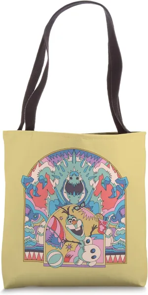 Disney Frozen Olaf and Marshmallow Summer Fun Tote Bag