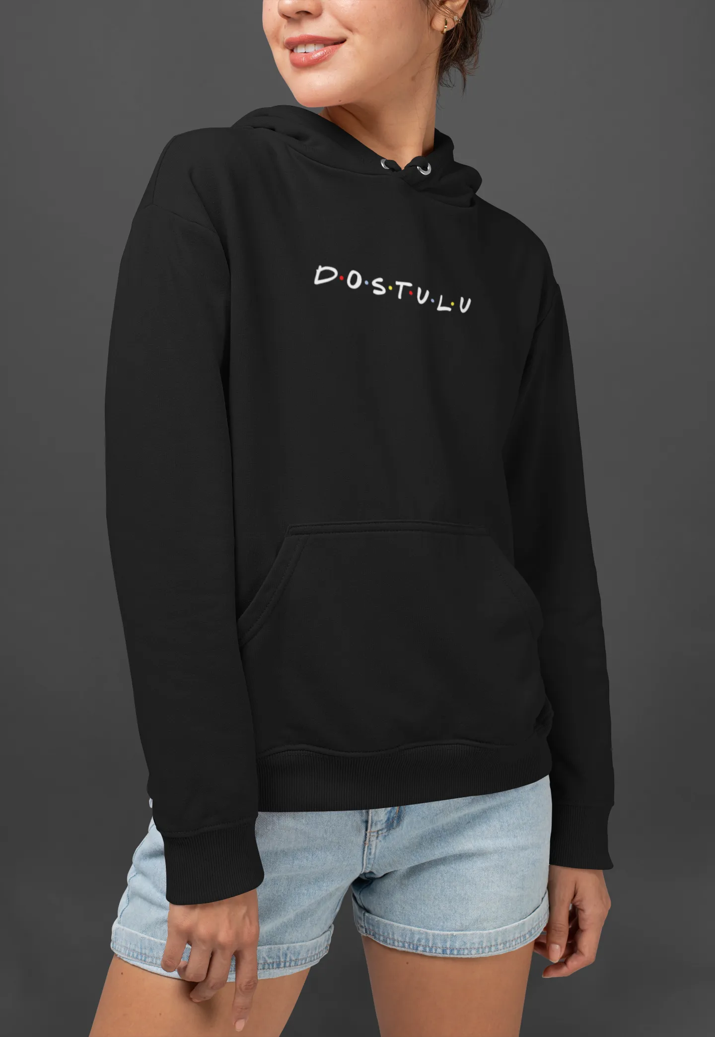 Dostulu Unisex Hoodie Black