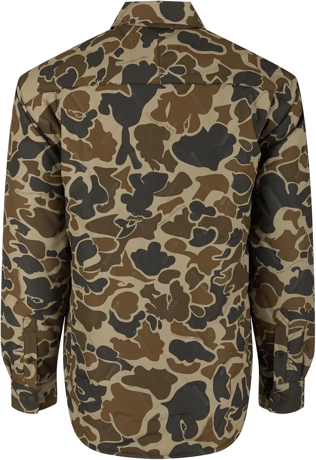 DRAKE Men's LST Double Down Jac-Shirt Insulated Water-Repellent Resistant Quilted Button-Down Outdoor Hunting Hiking Jacket