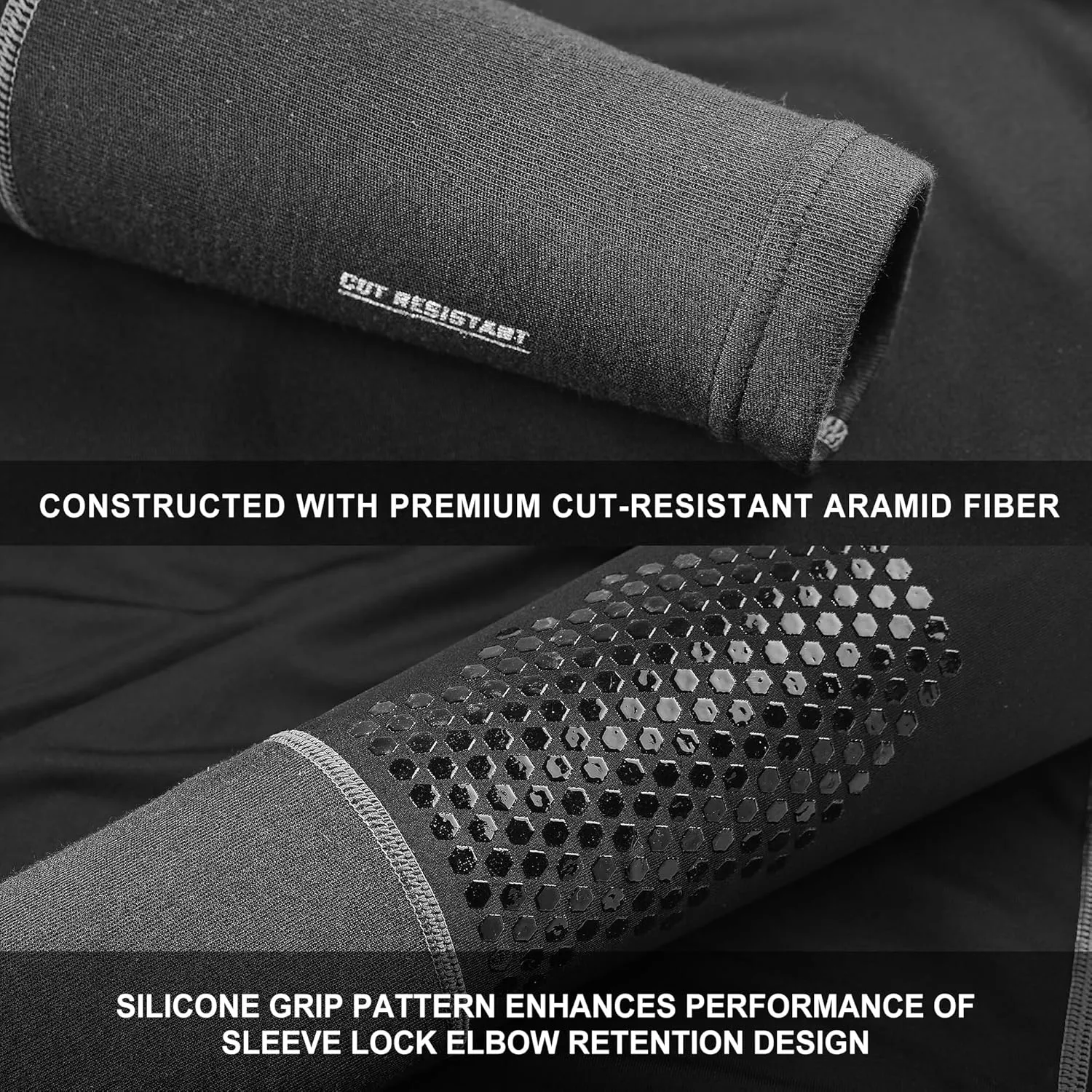 EALER Hockey Compression Shirt with Neck Guard, Neck Protect Long Sleeve Shirt
