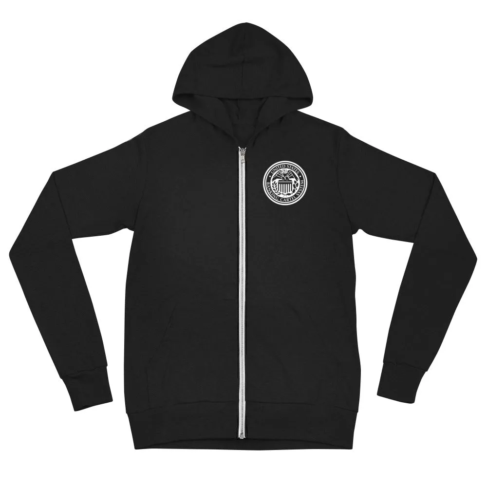 End the Fed Unisex Triblend Lightweight Zip Hoodie